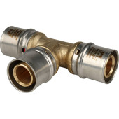 Тройник STOUT равнопроходный 26х26х26 для металлопластиковых труб прессовой (SFP-0006-262626)