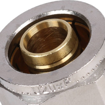 Зажимной адаптер Uponor FLEX-X из латуни PE-X 20X2,8-3/4&ВР Евроконус-9