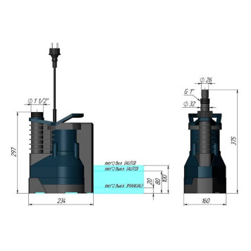 Дренажный насос UNIPUMP ARTSUB Q250-5