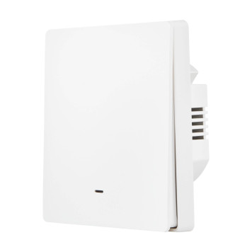 Выключатель HOMMYN настенный zigbee 1 клавиша (без нейтрали) SWZBNN01W-4