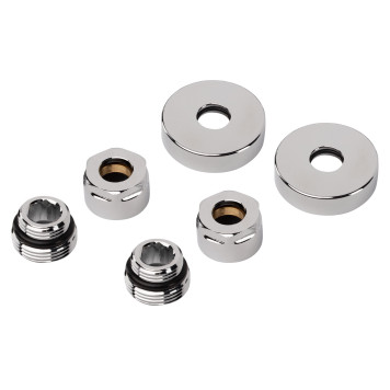 Набор подключения Royal Thermo Design 1/2 ВР - 15 мм (хром)