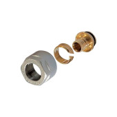 Переходник Giacomini МП латунь Дн 16х2,2х3/4 с евроконусом R179E