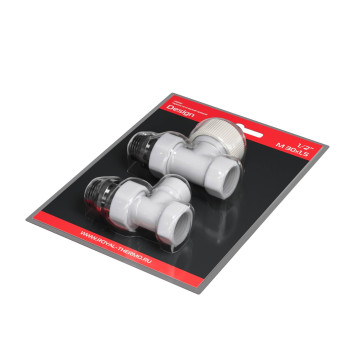 Набор термостатический прямой Royal Thermo Design 1/2М30х1,5 (Белый)-6