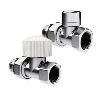 Набор термостатический прямой Royal Thermo Design 1/2М30х1,5 (Хром)-1