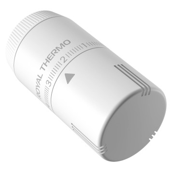 Термоголовка жидкостная Royal Thermo Design М30х1,5 (белый)-1