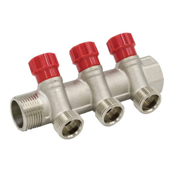 Коллектор VIEIR регулир. с вентилями 1х3/4 3 выхода (16/2) VR903