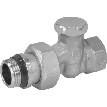 Клапан отсечной Giacomini R16TG для радиатора 1/2 ВН, прямой, Kvs-1.55м3/ч