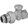 Клапан отсечной Giacomini R16TG для радиатора 1/2 ВН, прямой, Kvs-1.55м3/ч