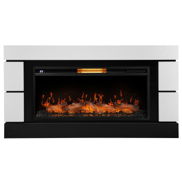 Каминокомплект: Очаг Electrolux EFP/P-3620LS, портал Moderno 42/40/36, белый, р/в-1