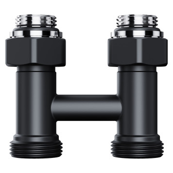 Узел нижнего подключения Royal Thermo Design прямой 1/2х3/4 EK (черный)-4