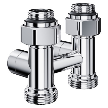 Узел нижнего подключения Royal Thermo Design прямой 1/2х3/4EK (хром)-1