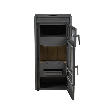 Печь-камин HOSSEVEN ROSE OVEN BURGUNDY-2