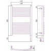 Сунержа Богема 3.0 Полотенцесушитель электрический 40x60h, прав., цвет: состар. бронза 05-5803-6040