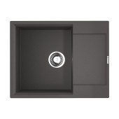 Omoikiri Daisen 65T PL Кухонная мойка из Tetogranit 65x23 см, крыло справа, цвет: платина 4993517