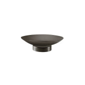 Boheme Uno Мыльница круглая настольная, цвет: shine gun metal 10981-SGM