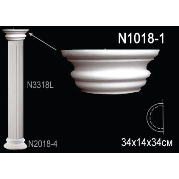 Капитель полуколонны N1018-1