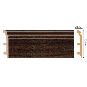 *Плинтус напольный DECOMASTER D233-438ДМ (120*23*2400 мм)