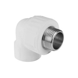 Угольник PP-R бел комб Дн20х1/2 quot; НР PRO VALFEX 10126020-PRO