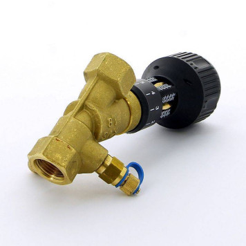 Клапан балансировочный ручной ВВ 747OT с фиксацией настройки 2 измерительных ниппеля CIMBERIO 1/2-5