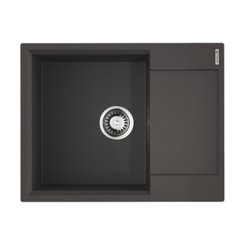 Omoikiri Daisen 65T BL Кухонная мойка из Tetogranit 65x23 см, крыло справа, цвет: черный 4993519