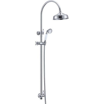 Boheme Brillante Душевая стойка с верхним душем 20,8 см, цвет: хром 403