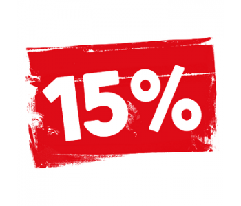 Скидка -15% в корзине на товар от цены сайта